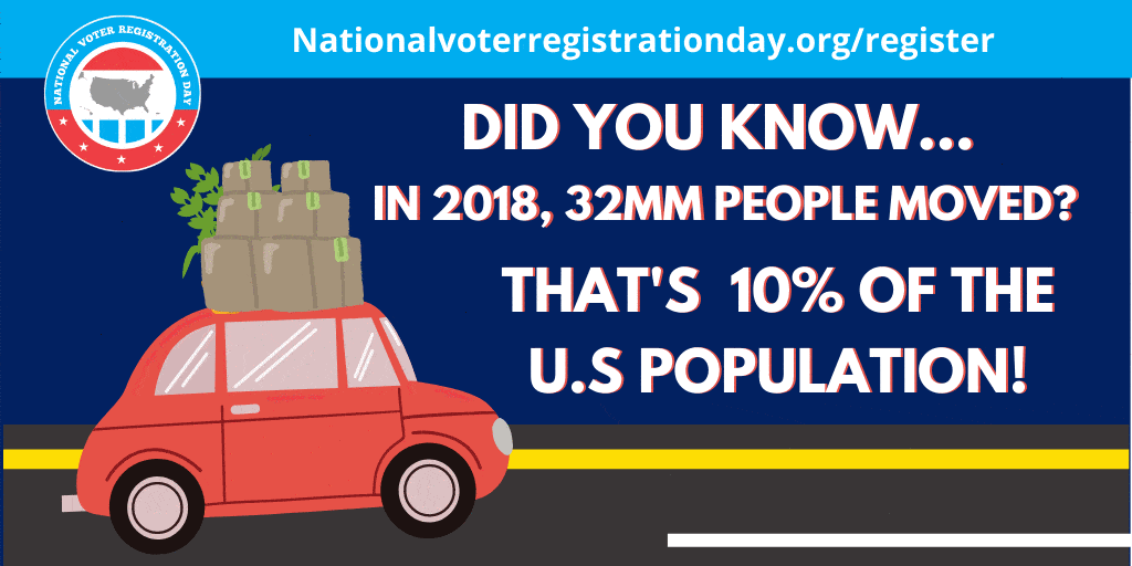 Today is National Voter Registration Day