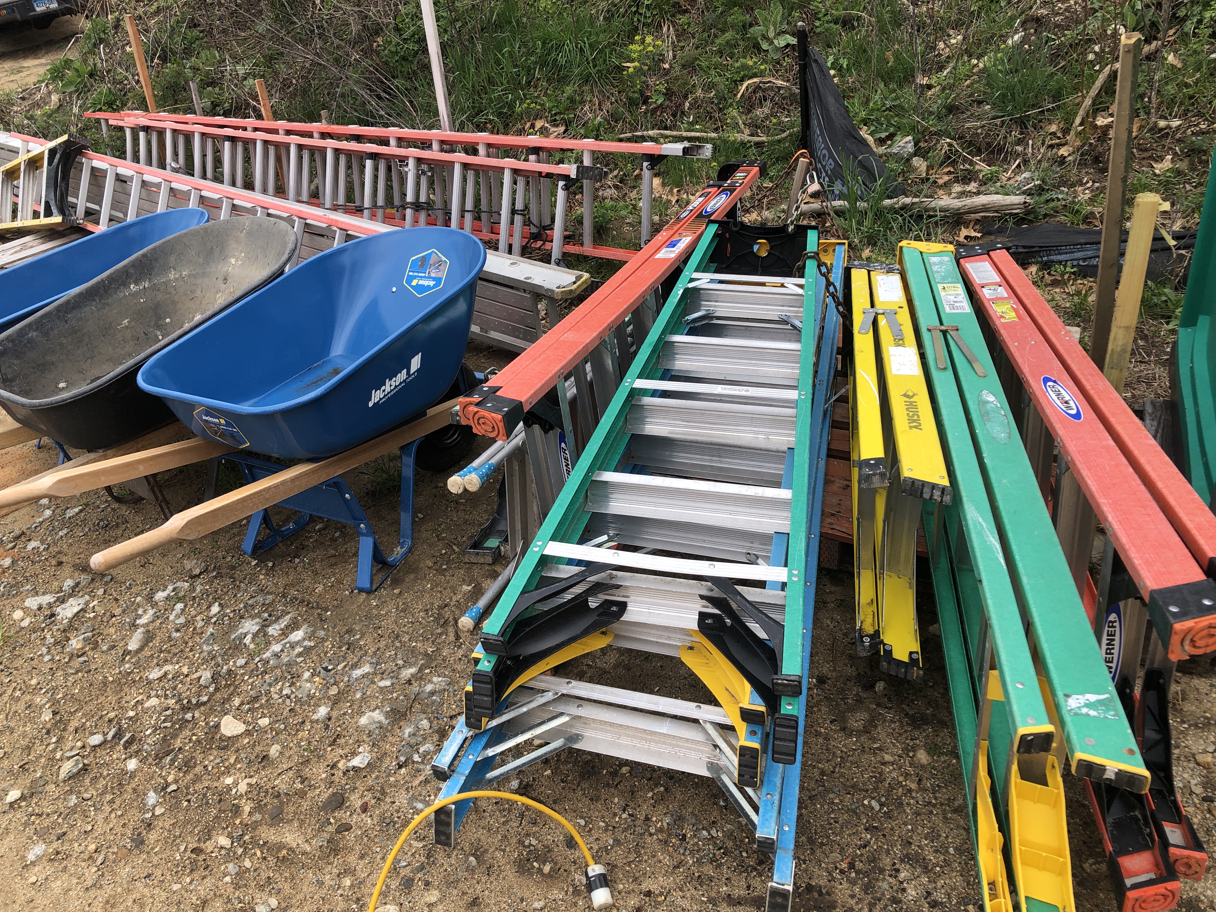 wheelbarrows and ladders wheelbarrows and ladders