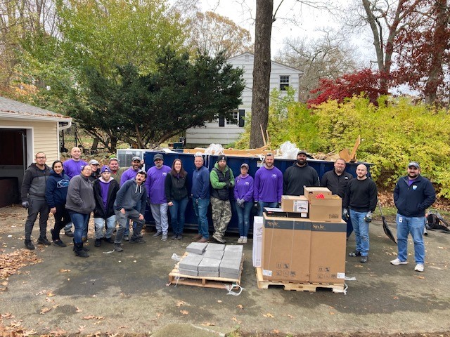 Lowes Hometowns Grant Blesses Gales Ferry House